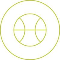 Unique Ball  Vector Line Icon