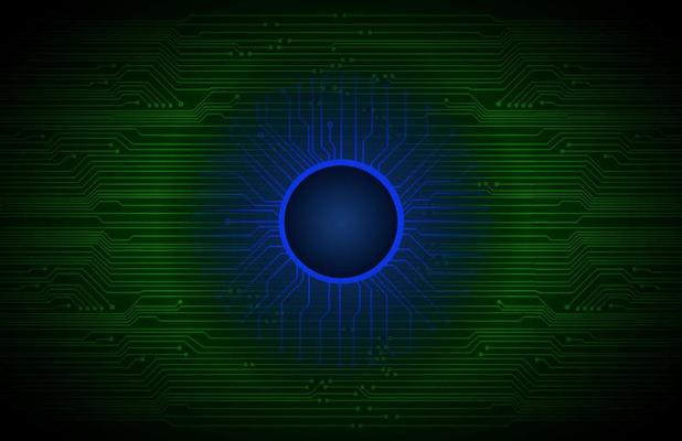 Modern Technology Background with eye