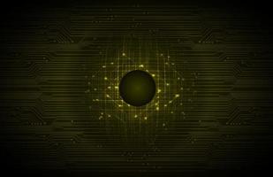 Modern Technology Background with eye vector