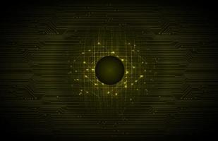 Modern Technology Background with eye vector