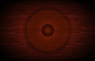 Modern Technology Background with eye vector