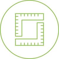 Unique Measurement Vector Line Icon