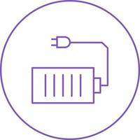 Unique Cell And Plug Vector Line Icon