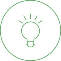 Unique Bulb Vector Line Icon