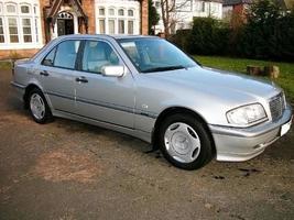 Birmingham, west midlands, United Kingdom, January 2nd 2009, Classic cars Mercedes Benz C180 W202 photo