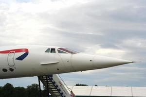 Manchester, midlands, United Kingdom, July 29th, 2006 British Airways Concorde supersonic passenger jet photo