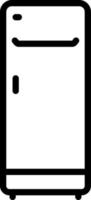 line icon for fridge vector