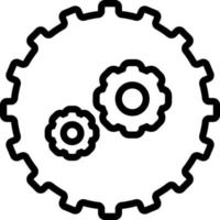 line icon for automated vector