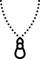 line icon for pendant vector