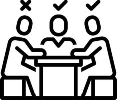 line icon for administered vector