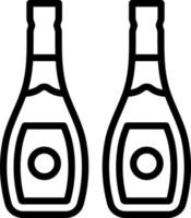 line icon for wines vector
