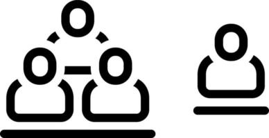 line icon for minority vector