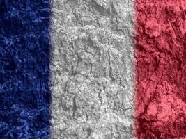 la textura de la bandera francesa como fondo foto