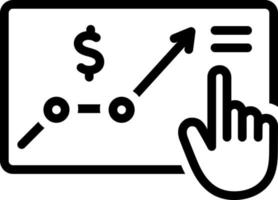 line icon for represents vector