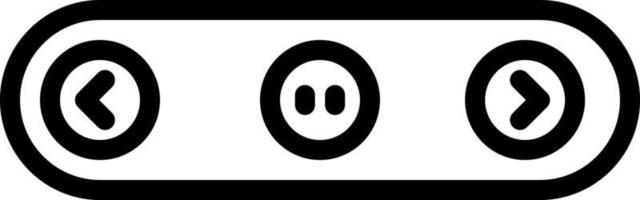 line icon for buttons vector