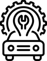 line icon for restructuring vector