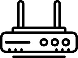 line icon for modem vector