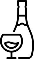 line icon for drink vector