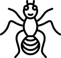 line icon for ant vector