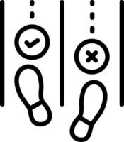 line icon for sometimes vector