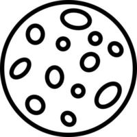 line icon for mars vector