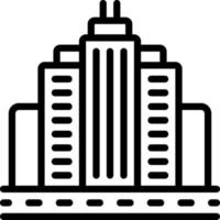 line icon for city vector