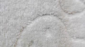 textura de toalla blanca como fondo foto