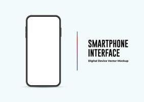 Realistic Smartphone Interface vector