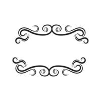 Vintage Ornaments,  Set Collection of Vintage Ornament Elements, Vector scroll ornament,  collection of vector filigree flourishes for design