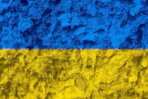 textura de la bandera de ucrania como fondo foto