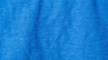 blue cloth texture as background photo