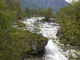 hermosos fiordos de noruega foto