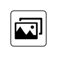 Photo gallery icon vector design