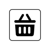 Grocery cart icon vector design