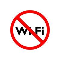 No wifi icon vector design