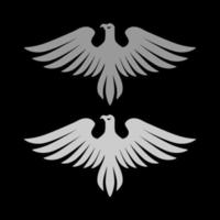 diseño de vector de pájaro para logotipo e insignia