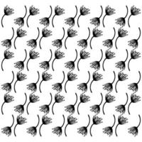Abstract background vector design using a floral pattern