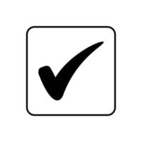 Correct checklist icon vector design