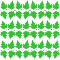 Background vector design with pattern of leaves