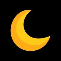 Crescent moon vector design