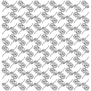 Abstract background vector design using a floral pattern