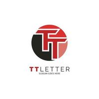 Initial Letter TT Icon Vector Logo Template Illustration Design