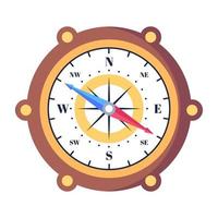 Trendy Compass Dial vector