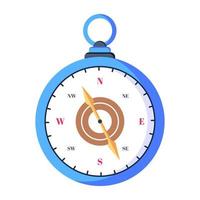 Trendy Wind Compass vector