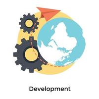 Trendy Web Development vector