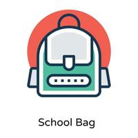 Trendy Backpack Concepts vector
