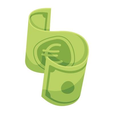 Check this 2d icon of banknote and stack
