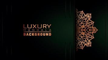 Luxury ornamental mandala background, arabesque style vector