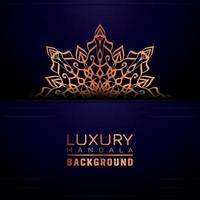 Luxury ornamental mandala background, arabesque style vector