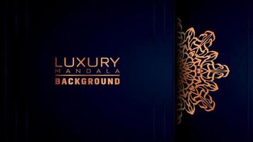 Luxury ornamental mandala background, arabesque style vector